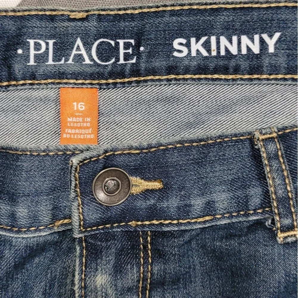 The childrens place Boys size 16 Skinny Legendwash jeans